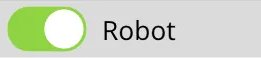 Simulation/Robot switch button